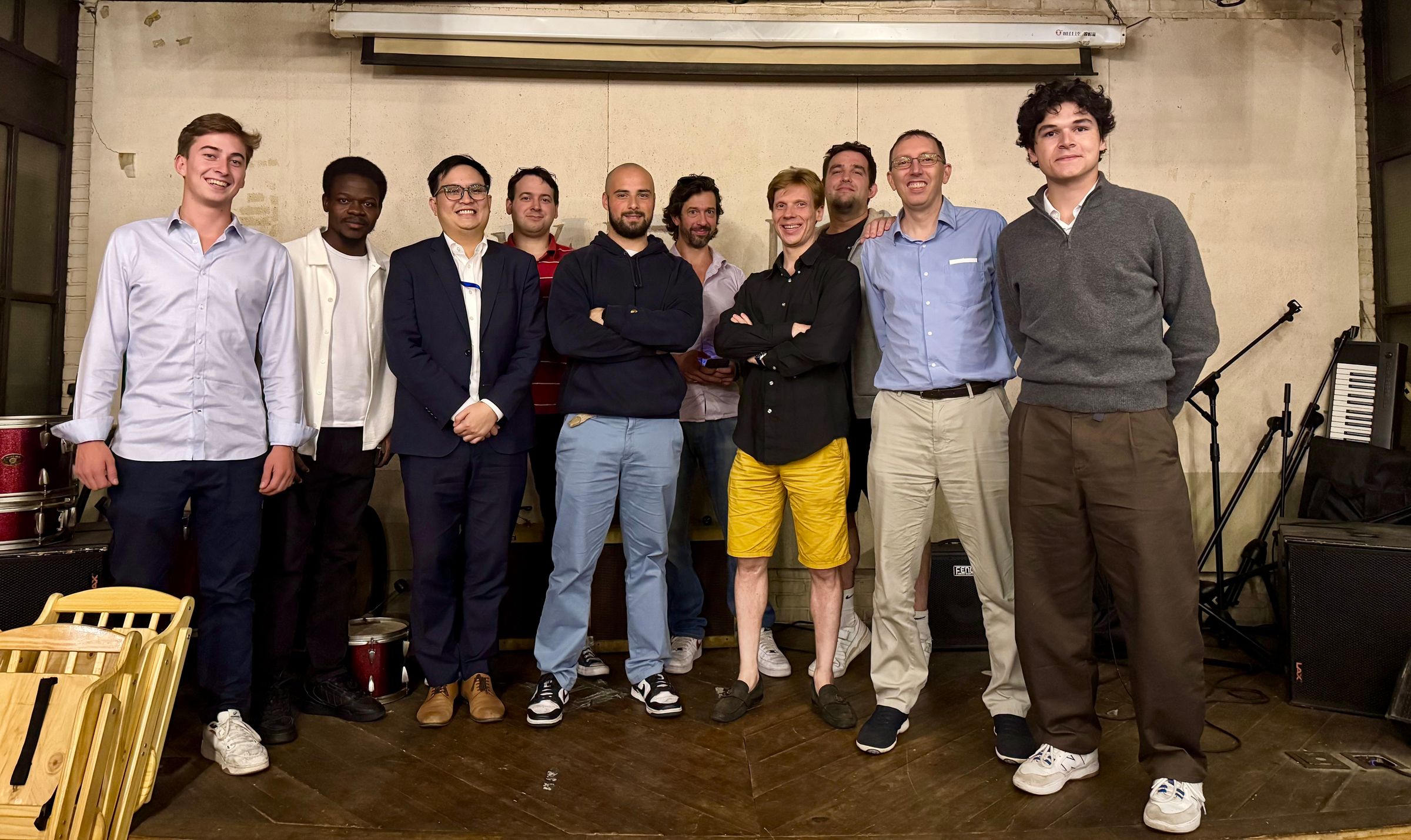 Première soirée Tech & Tonic avec l'ensemble du groupe